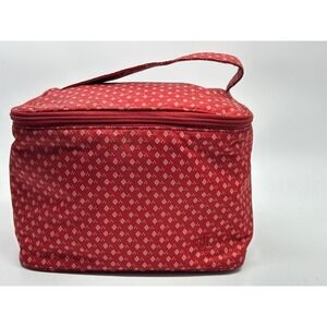 Vtg LAUREN by Ralph Lauren Toiletry Cosmetic Travel Bag 9.5" x 7" x 6.5" VGUC